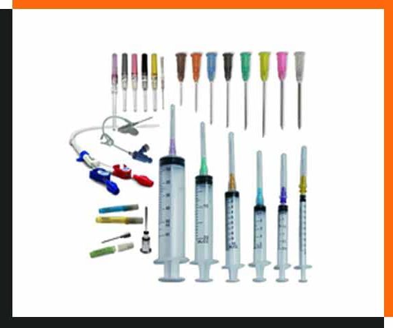 NEEDLES SYRINGES AND CATHETERS